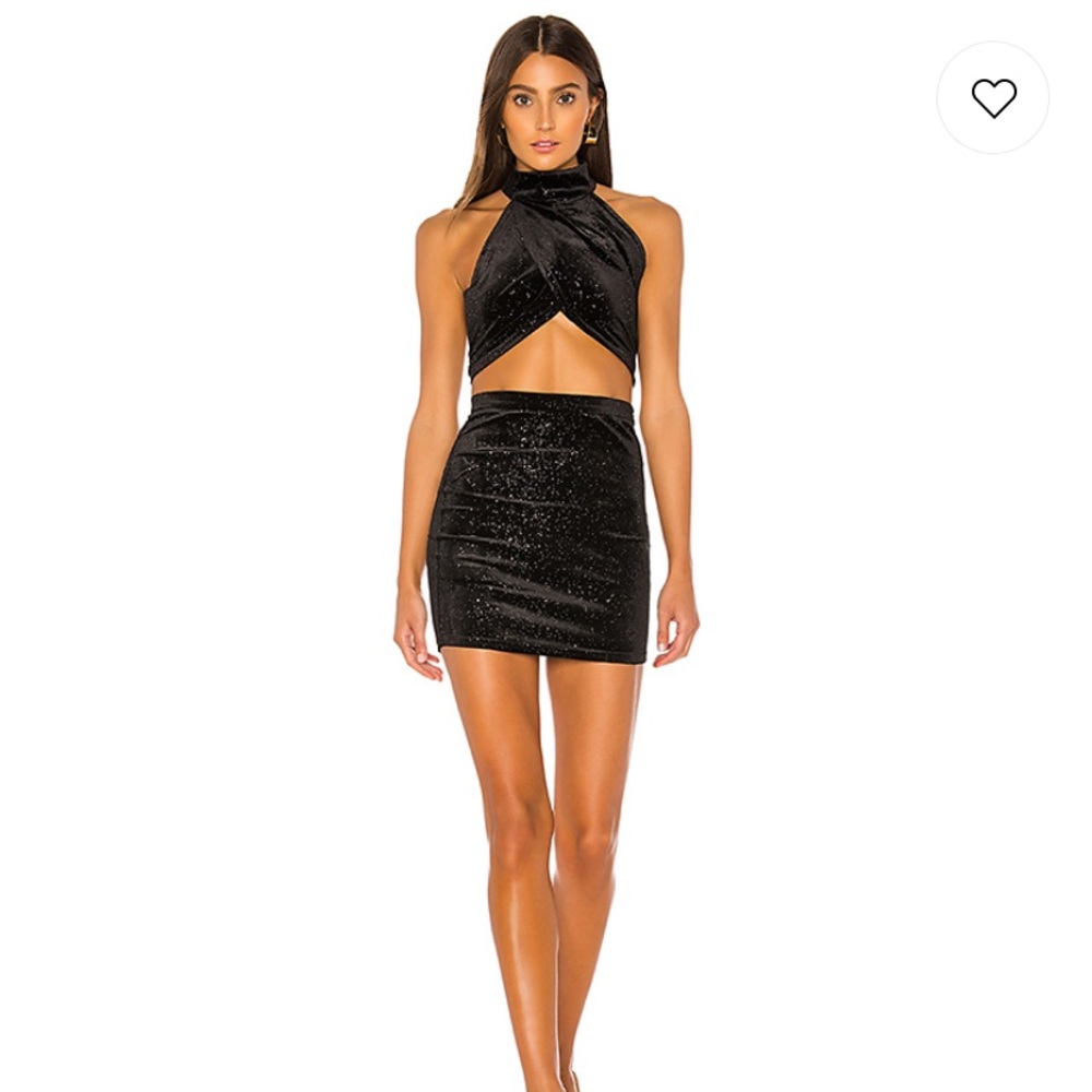 Revolve Black Two Piece Set